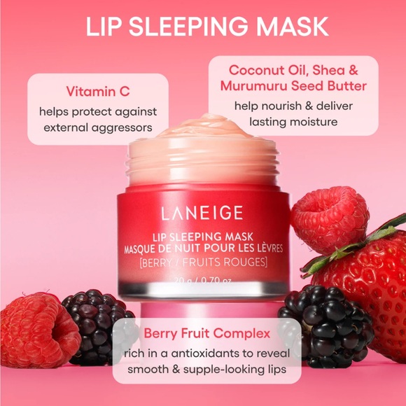 New! 👄Laneige Lip MASK in Berry - Picture 6 of 7